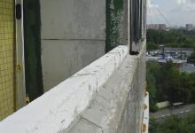 Пошаговая инструкция по утеплению балкона пеноблоками Лоджия установка газоблока без парапета