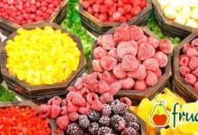 ¿Cómo congelar frutas, verduras, bayas en casa?